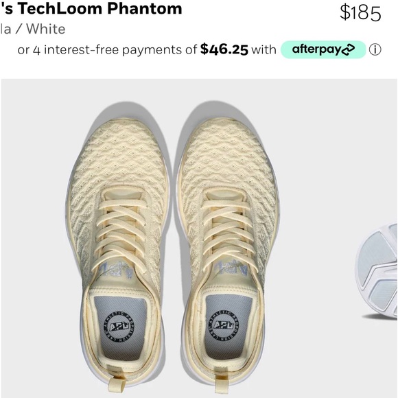 APL TechLoom Phantom woman’s size 9 Vanilla/ White used - Picture 4 of 4
